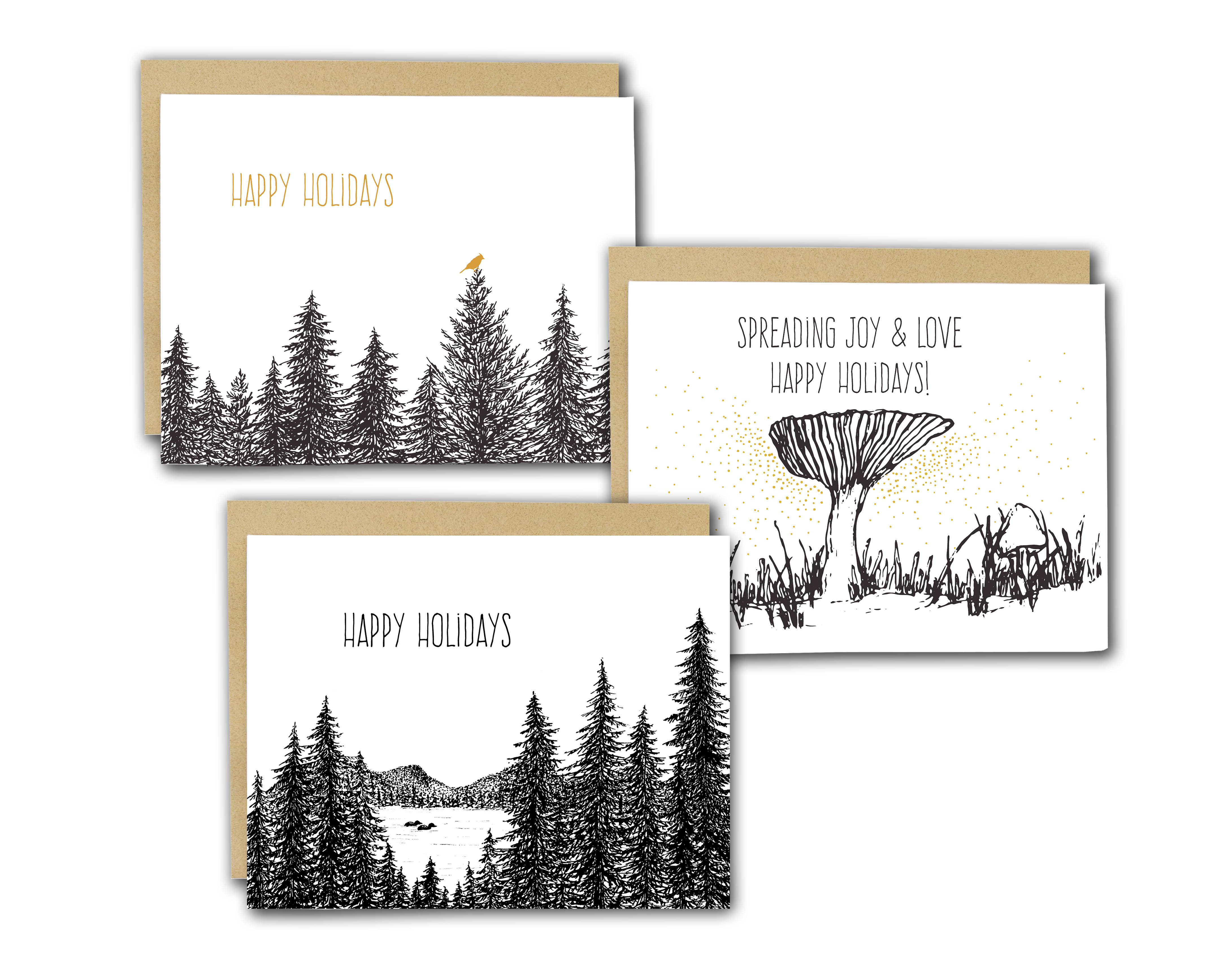 Freebird Letterpress Holiday Cards