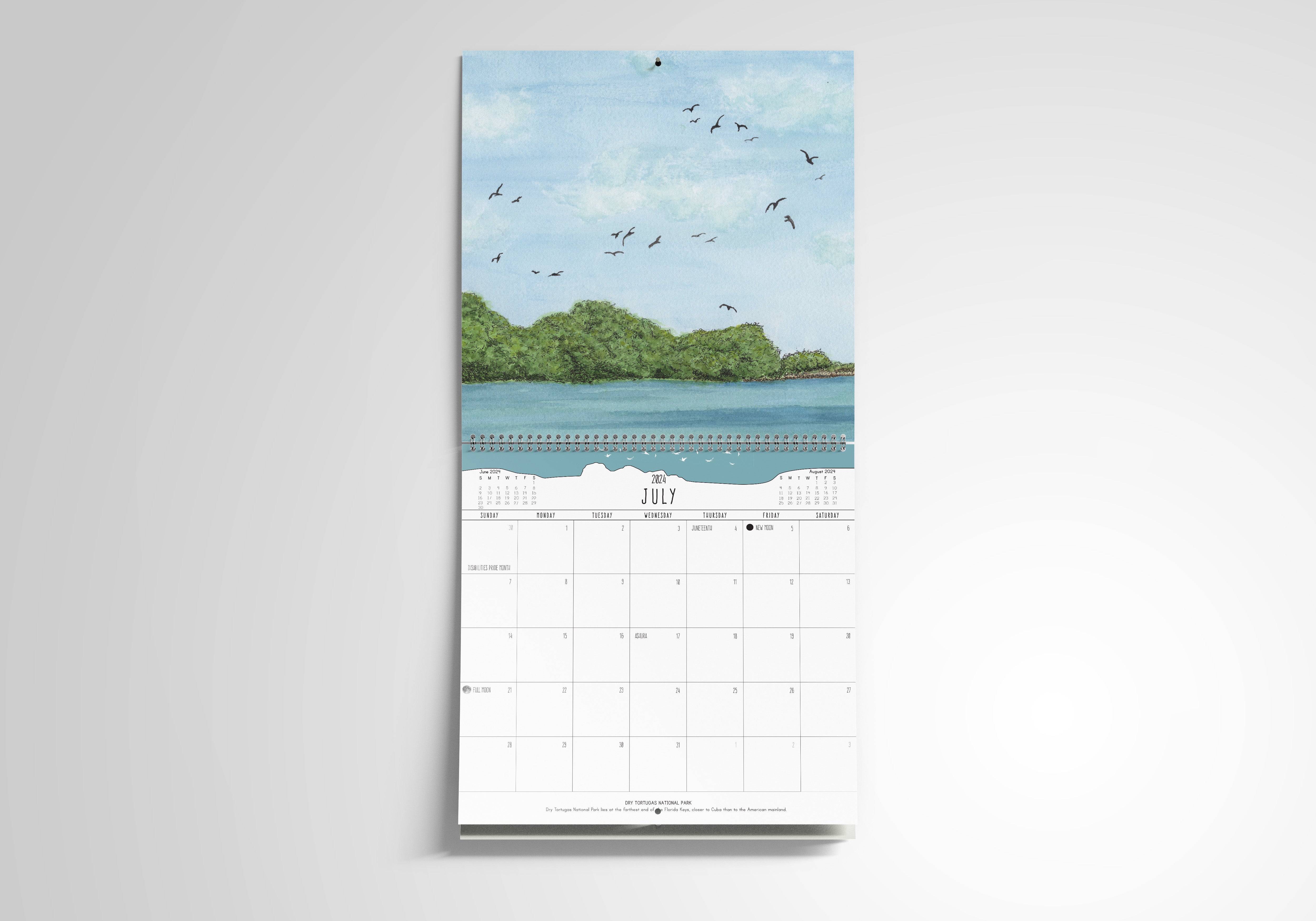 2024 National Park Wall Calendar