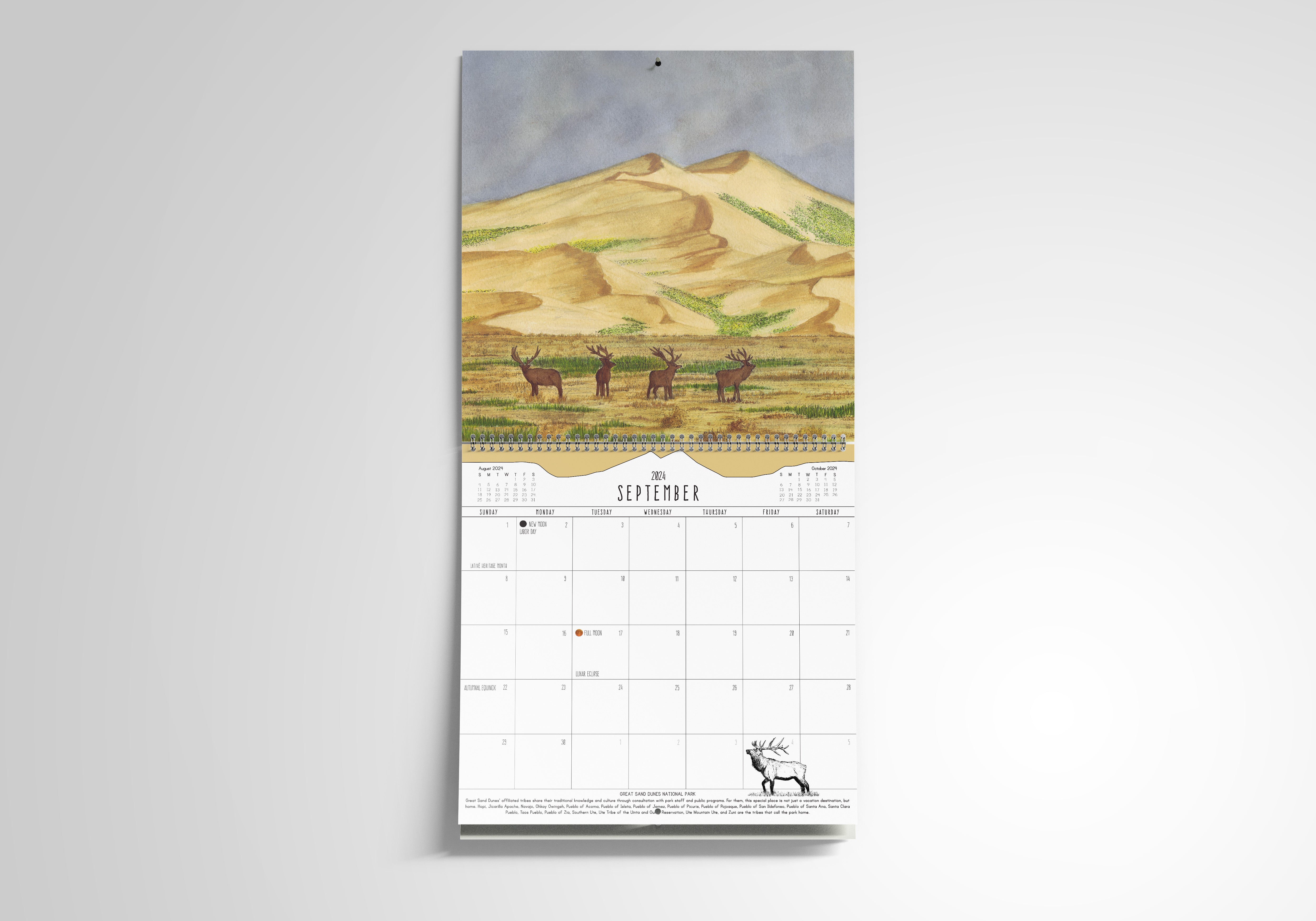 2024 National Park Wall Calendar