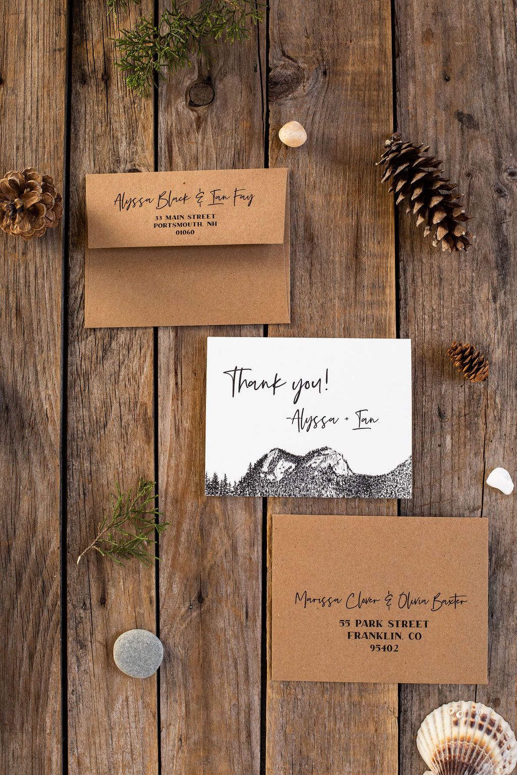 Acadia Thank You Card