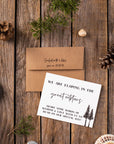 Fall Mountains Love Note