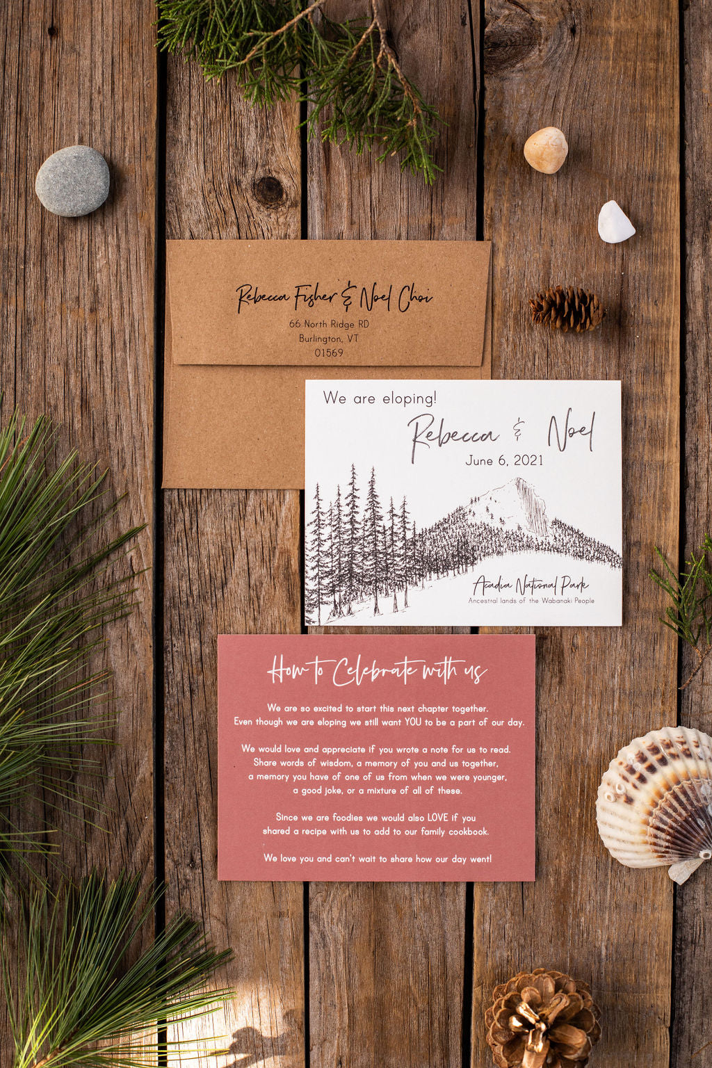 Trees + Peak Elopement Announcement