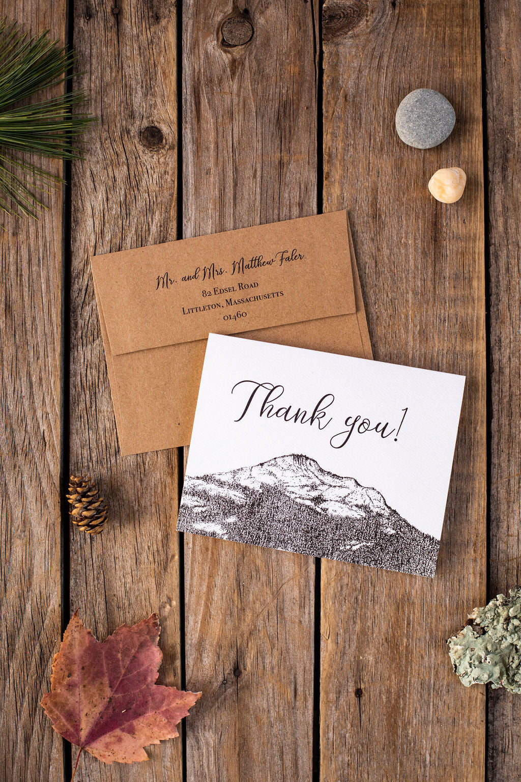 Monadnock Thank You Card