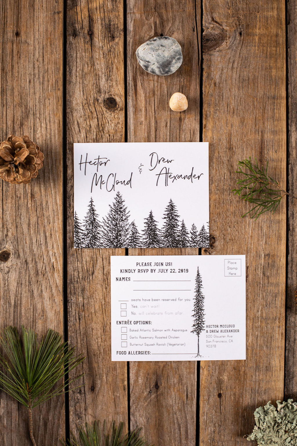 Confetti Wedding RSVP