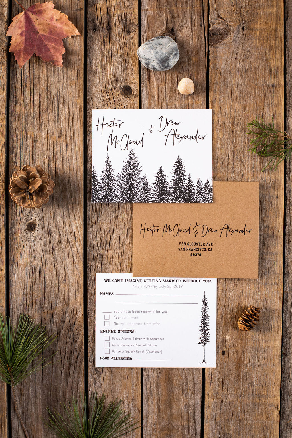 Confetti Wedding RSVP