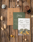 Fall Mountains Invitation