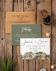 Fall Mountains Invitation