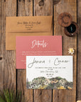 Fall Mountains Invitation