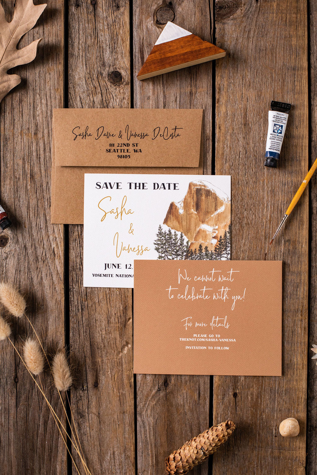 Yosemite Save the Date