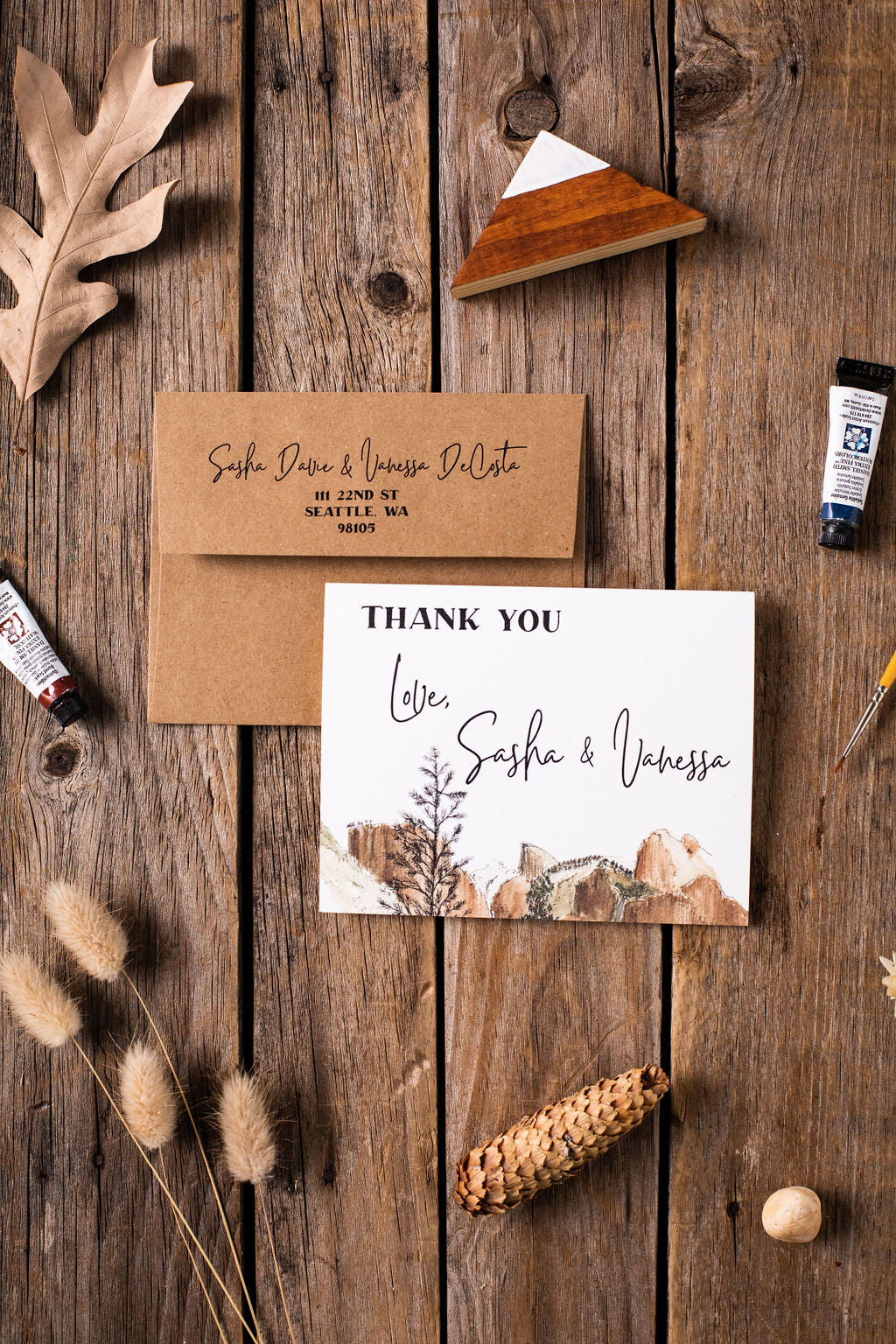 Yosemite Thank You Card