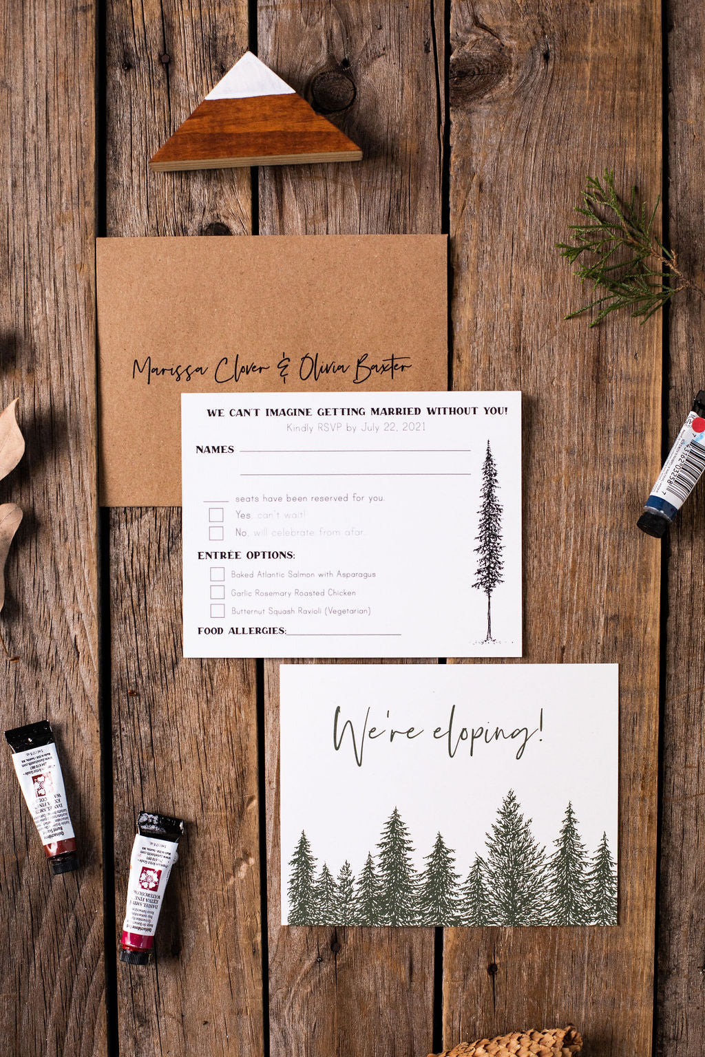 River Sunset Wedding RSVP