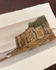 Acadia National Park Mini Watercolor Original