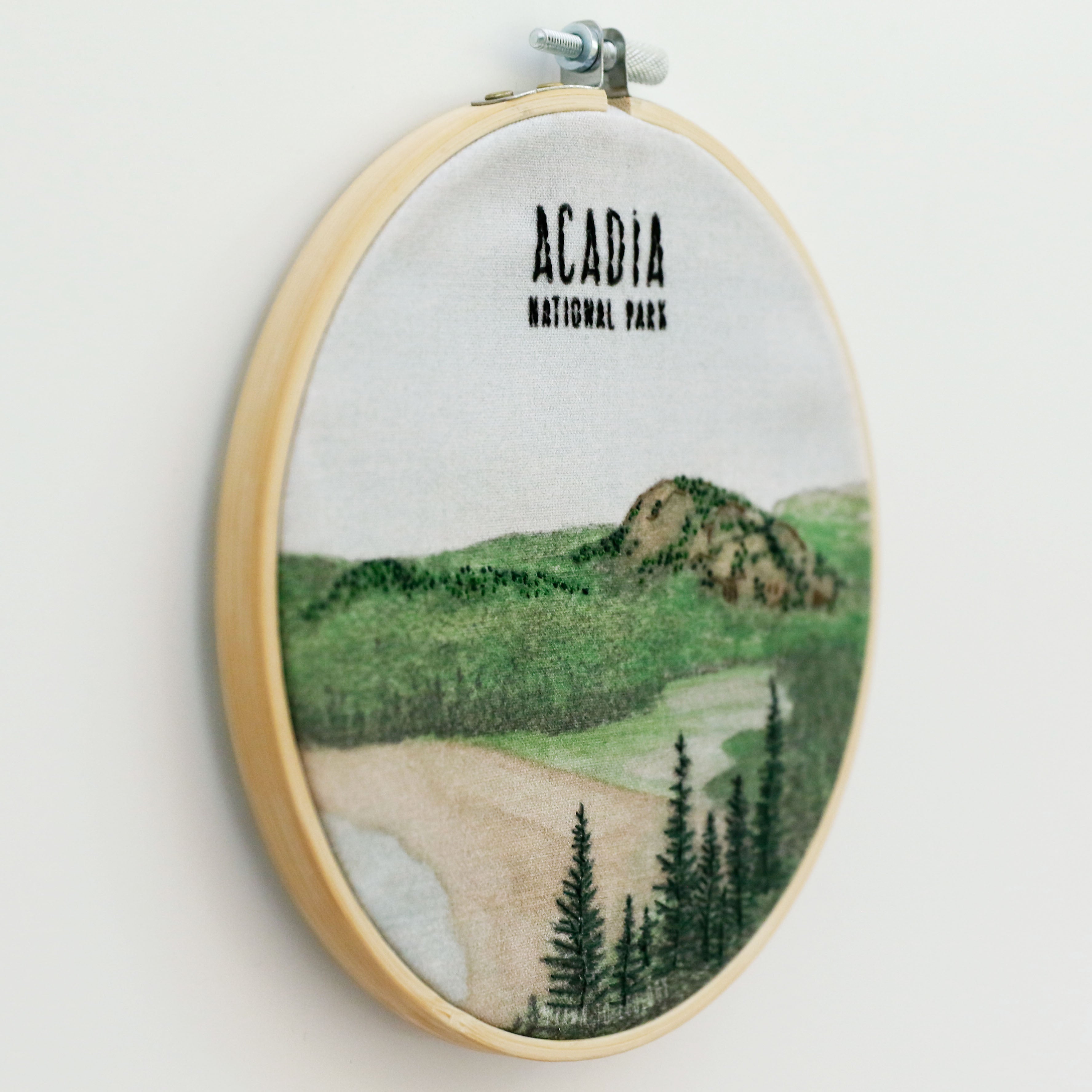 DIY Acadia National Park Embroidery Kit