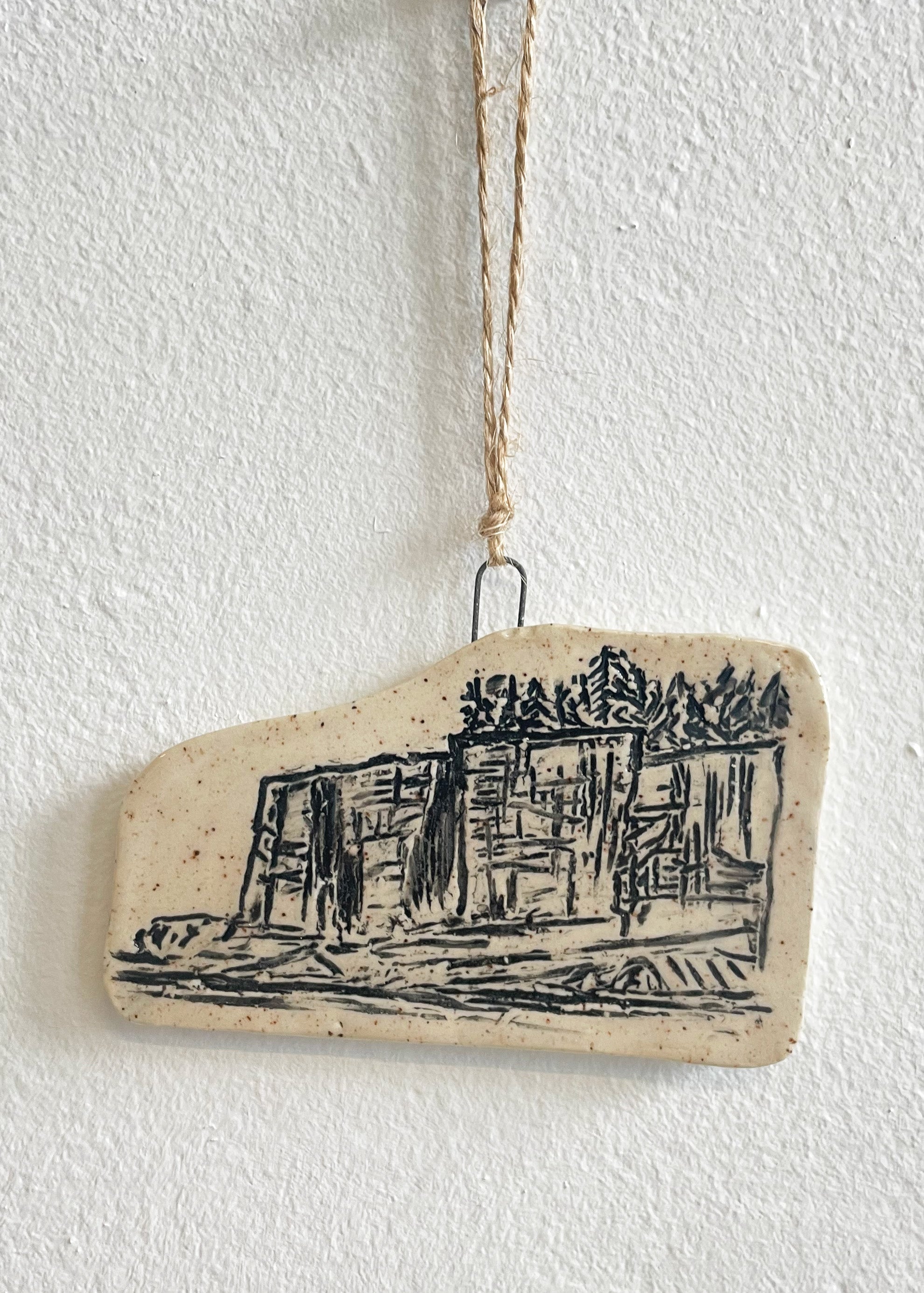 Acadia Otter Cliff Ornament