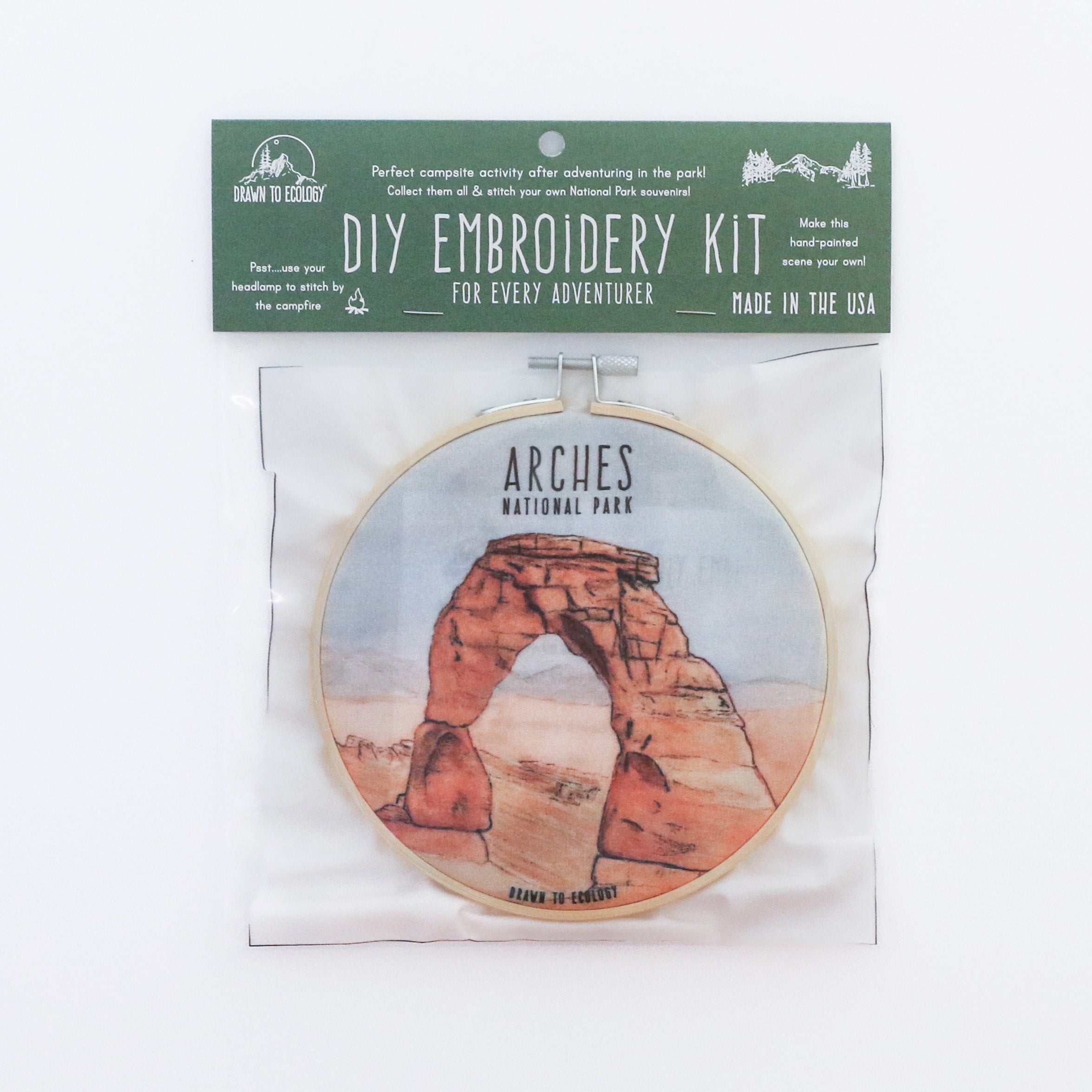 DIY Delicate Arch Embroidery Kit