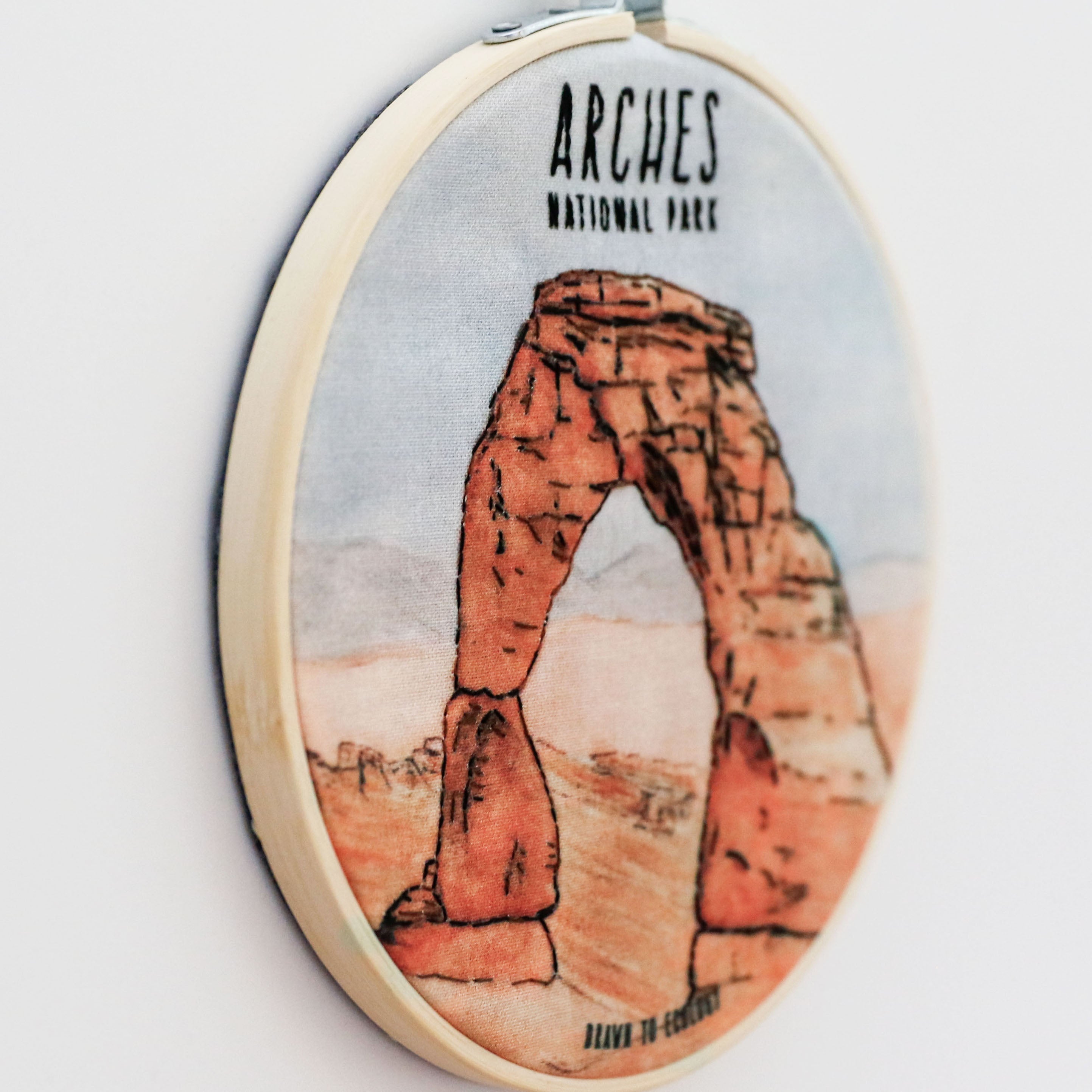 DIY Delicate Arch Embroidery Kit