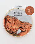 DIY Arches National Park Window Embroidery Kit