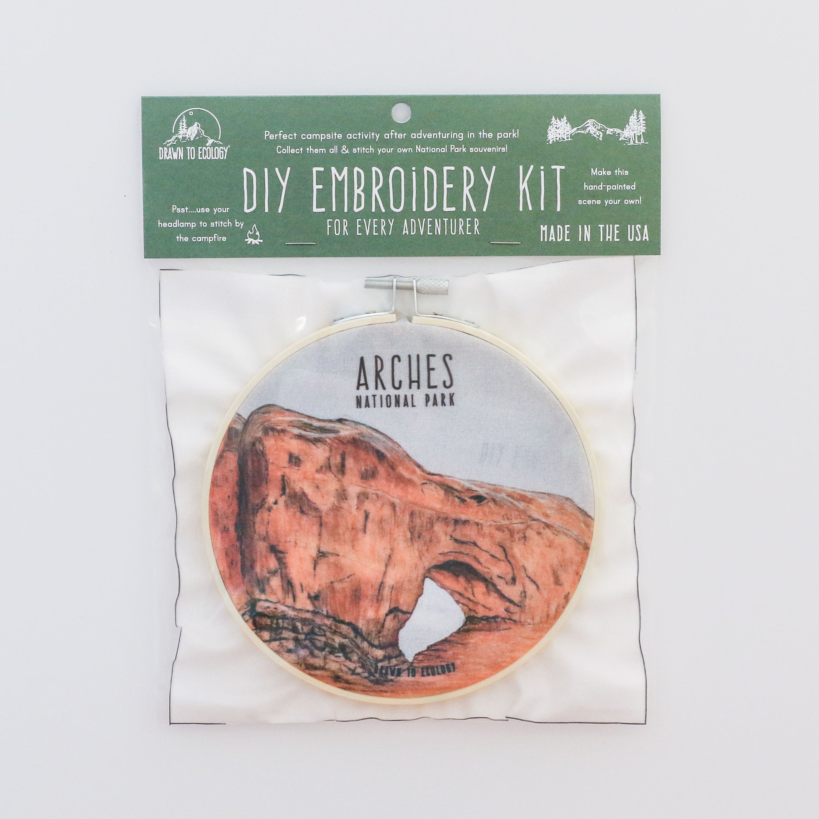 DIY Arches National Park Window Embroidery Kit