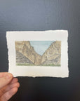 Big Bend National Park Mini Watercolor Original