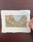 Big Bend National Park Mini Watercolor Original