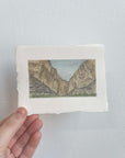Big Bend National Park Mini Watercolor Original