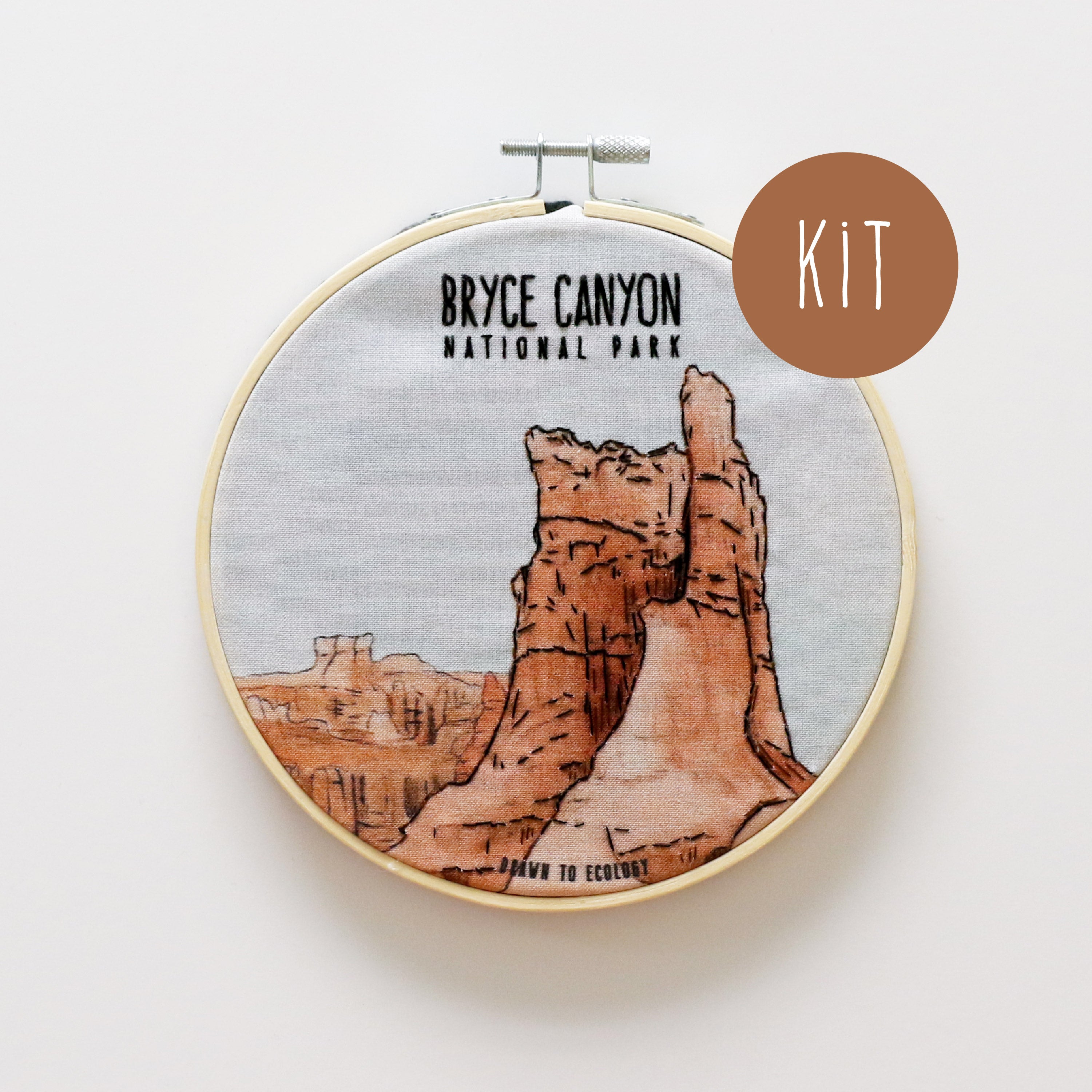 DIY Bryce Canyon National Park Embroidery Kit