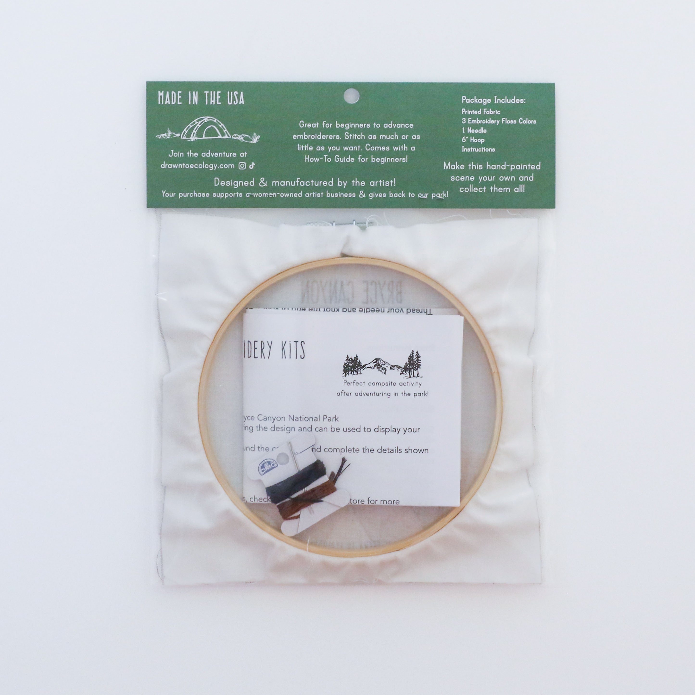 DIY Bryce Canyon National Park Embroidery Kit