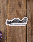 Bubbles, Acadia National Park Ink Sticker