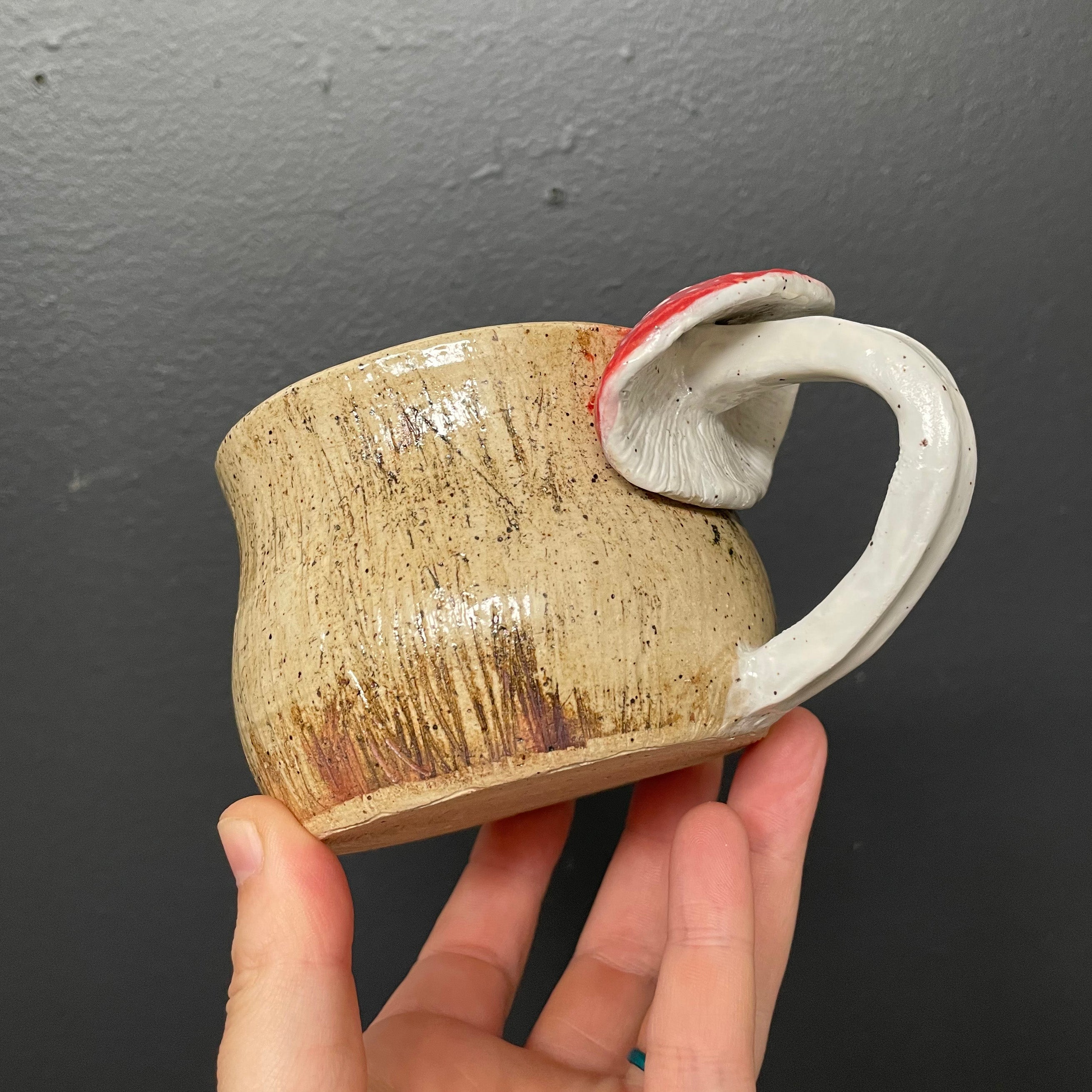 Stump Mushroom Mug No4