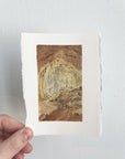 Carlsbad Caverns National Park Mini Watercolor Original
