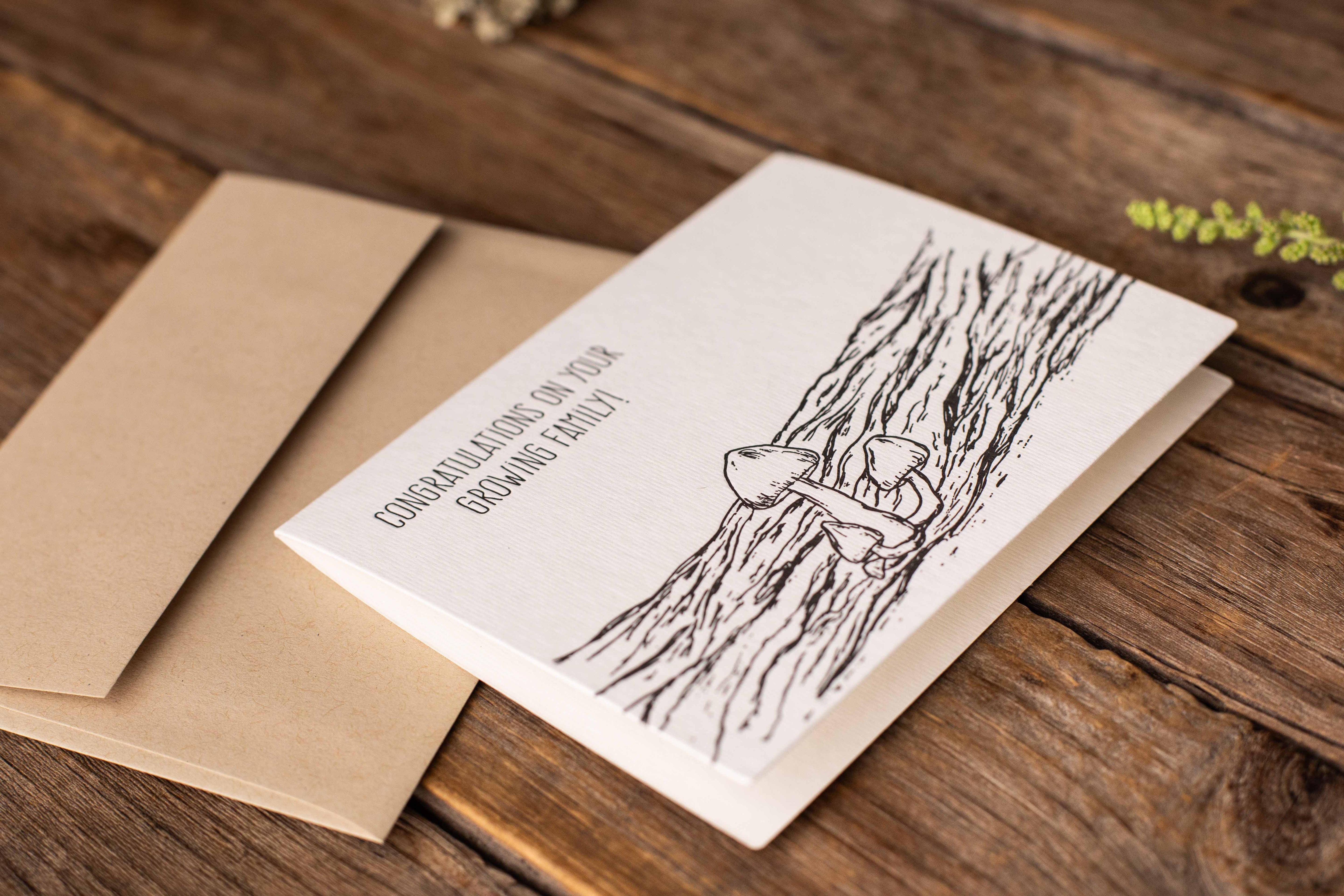 Congratulations Family Letterpress Card