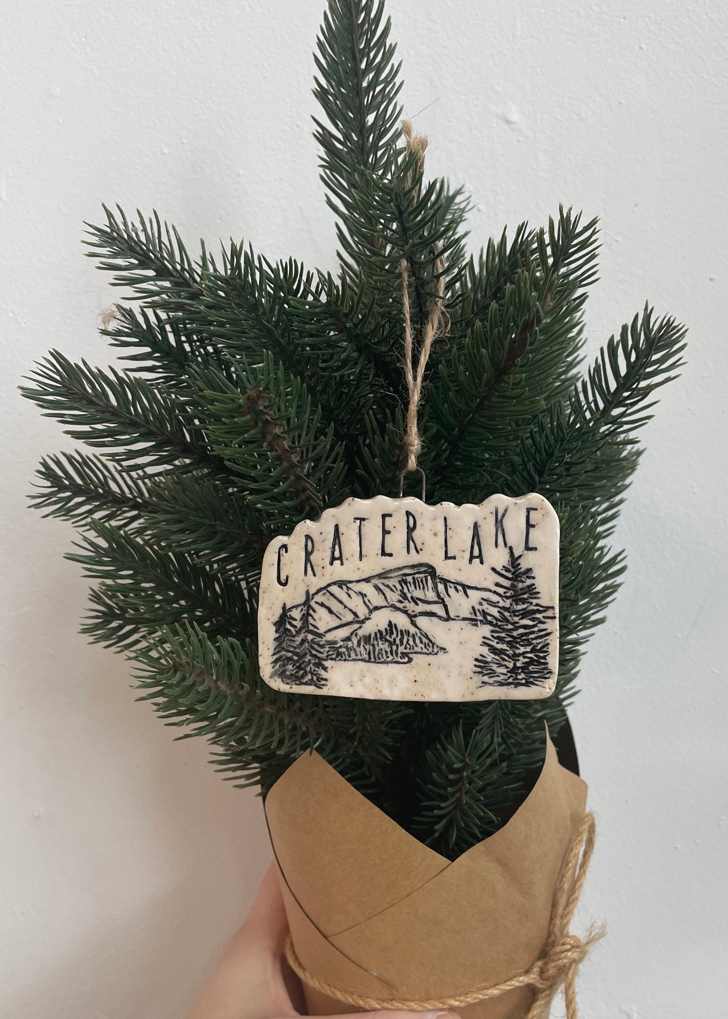 Crater Lake Ornament, No 1