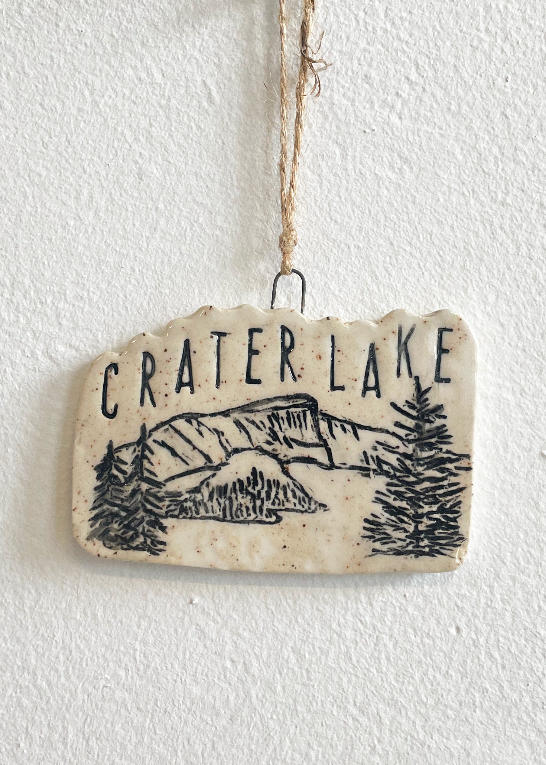 Crater Lake Ornament, No 1
