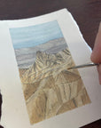 Death Valley National Park Mini Watercolor Original