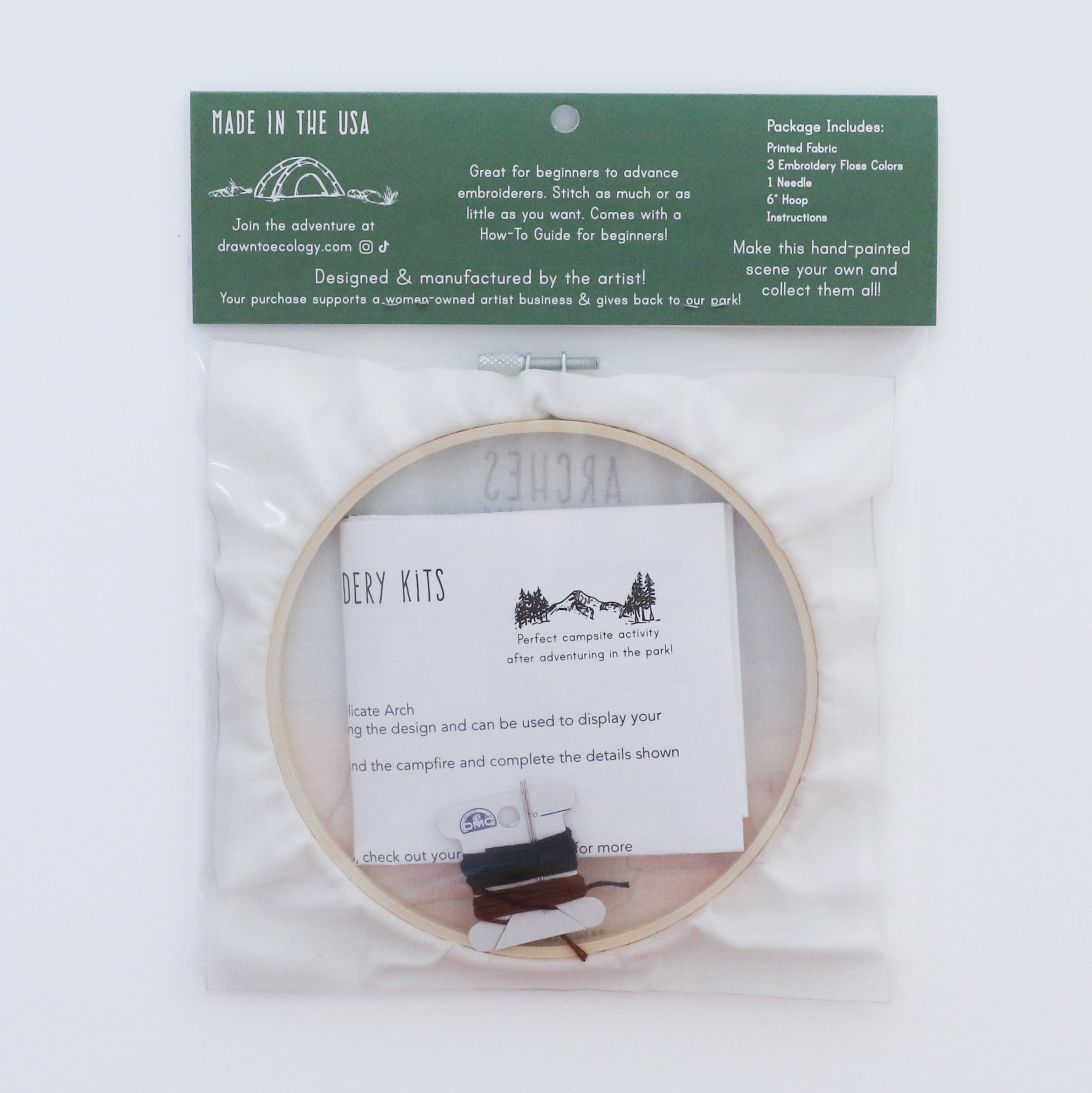 DIY Delicate Arch Embroidery Kit