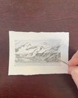 Glacier Bay National Park Mini Watercolor Original