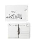 Gone Camping Postcard