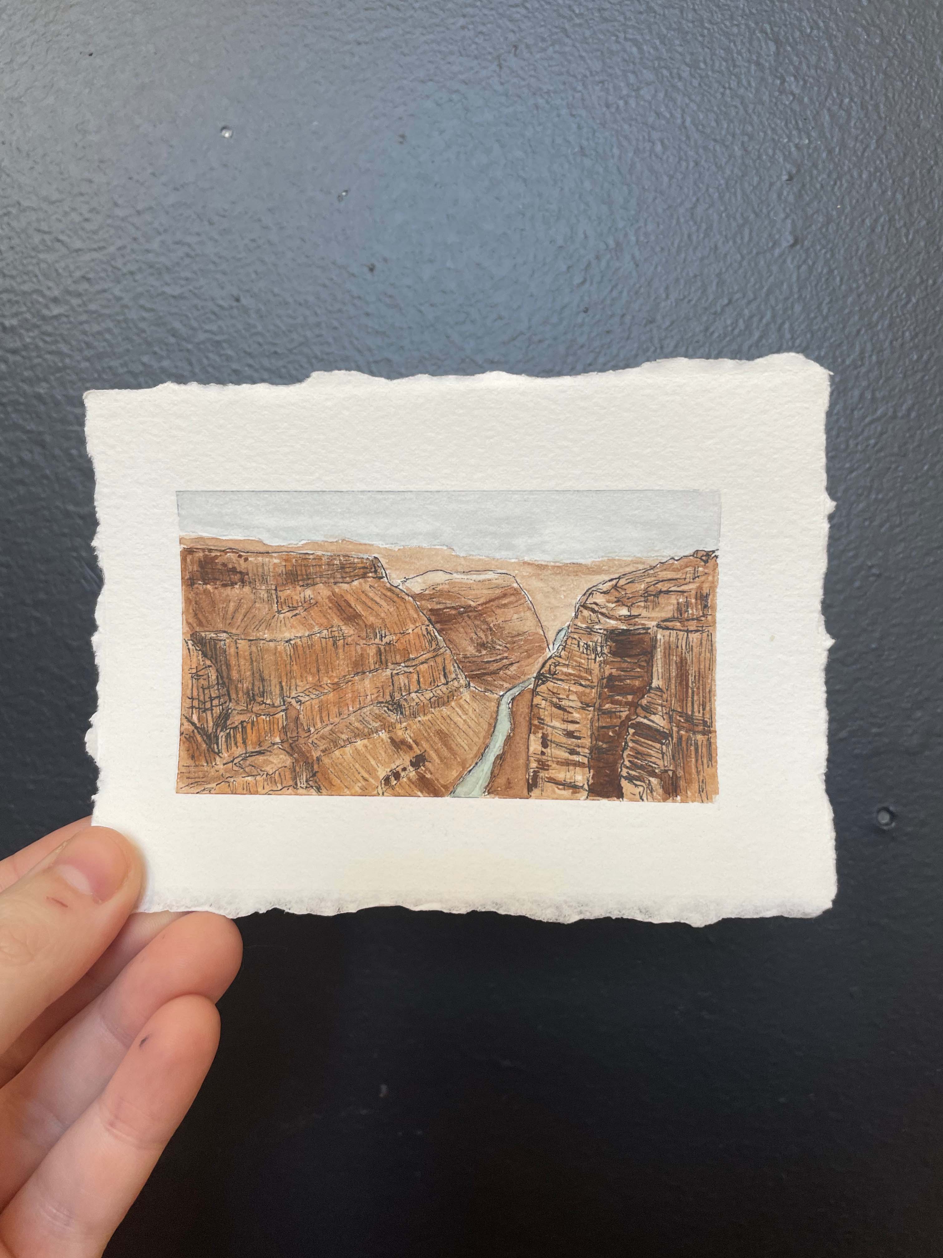 Grand Canyon National Park Mini Watercolor Original