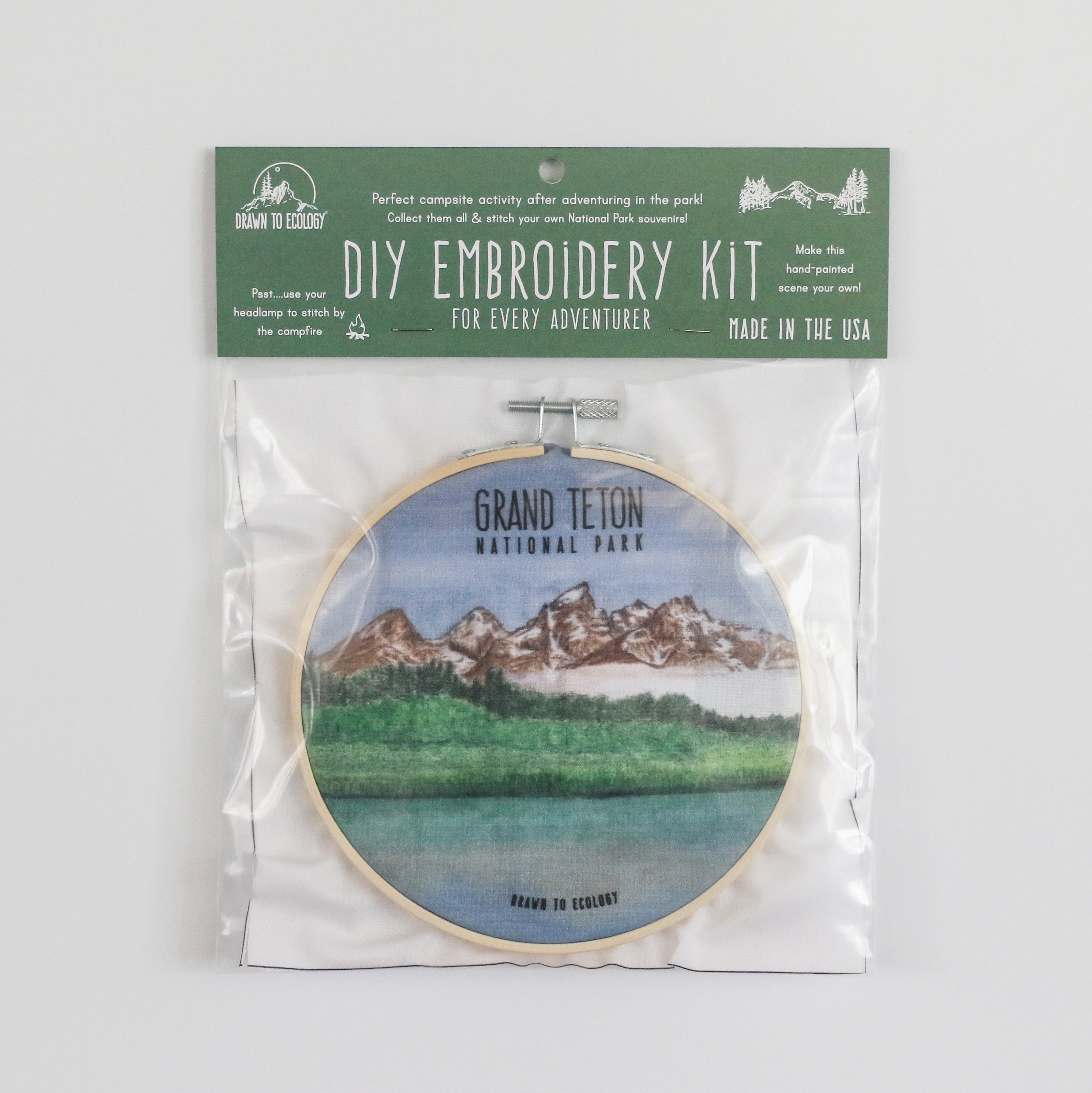DIY Mount Rainier National Park Embroidery Kit