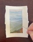 Great Smoky Mountains National Park Mini Watercolor Original
