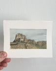 Guadalupe Mountains National Park Mini Watercolor Original