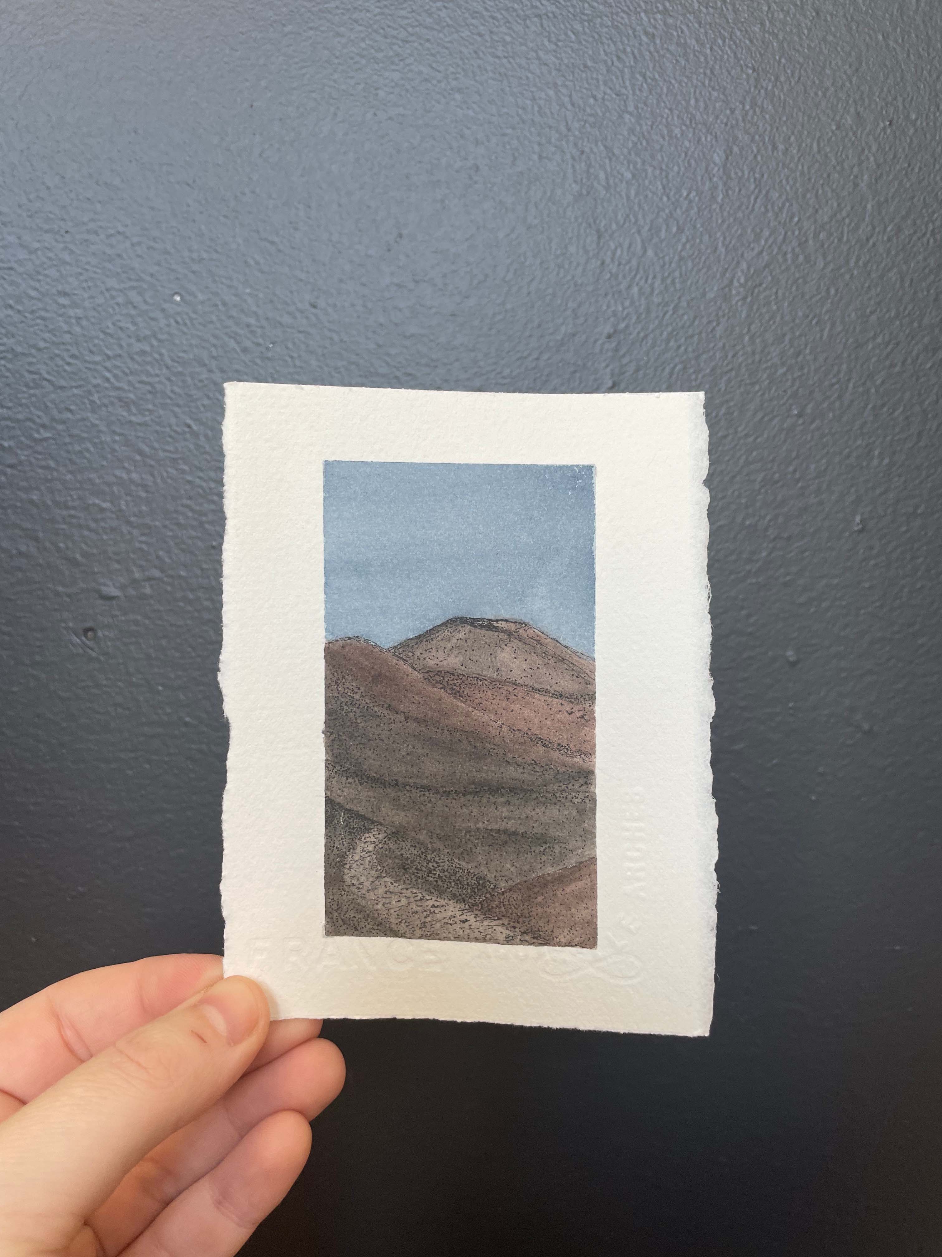 Haleakala National Park Mini Watercolor Original