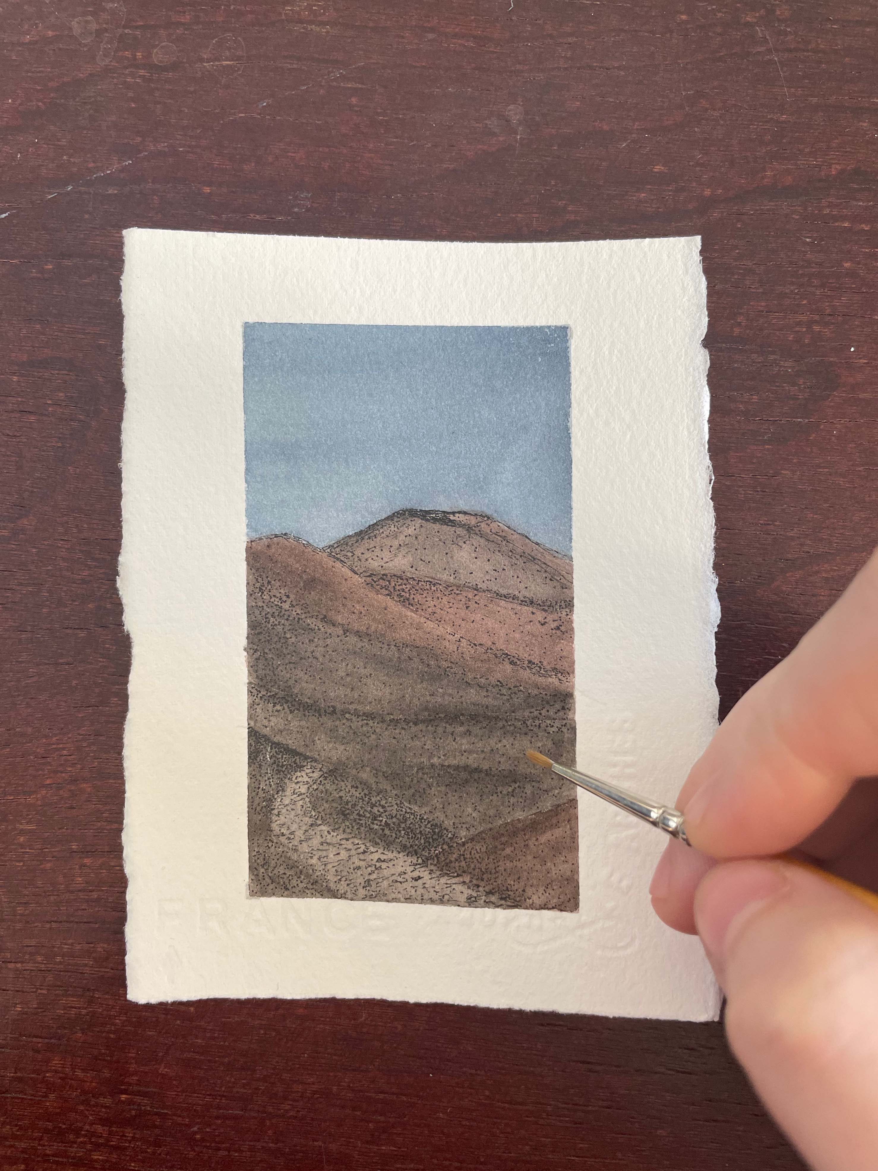 Haleakala National Park Mini Watercolor Original