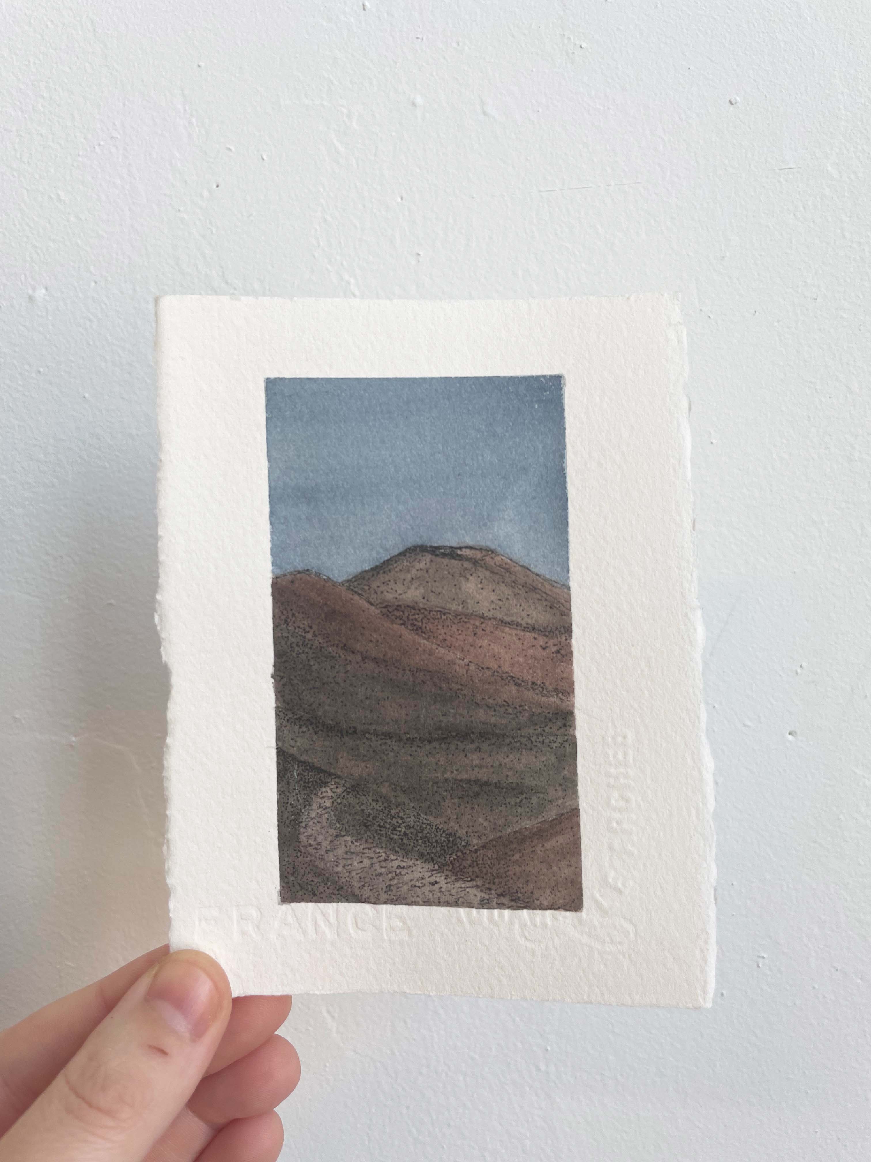 Haleakala National Park Mini Watercolor Original