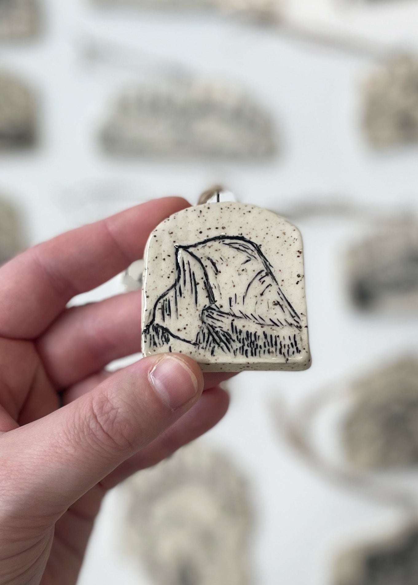 Yosemite Half Dome Ornament, No 5