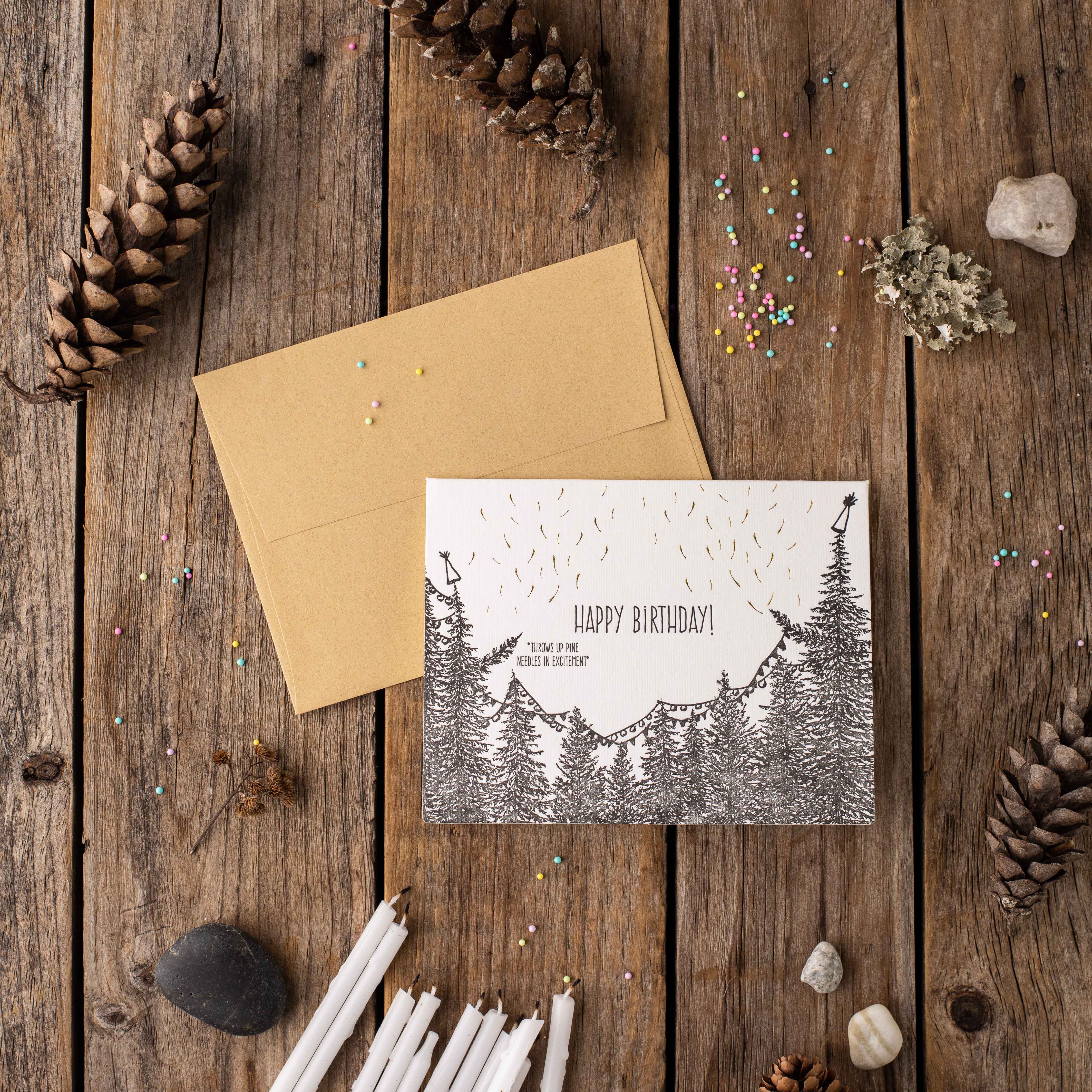 Happy Birthday Letterpress Card