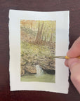 Hot Springs National Park Mini Watercolor Original