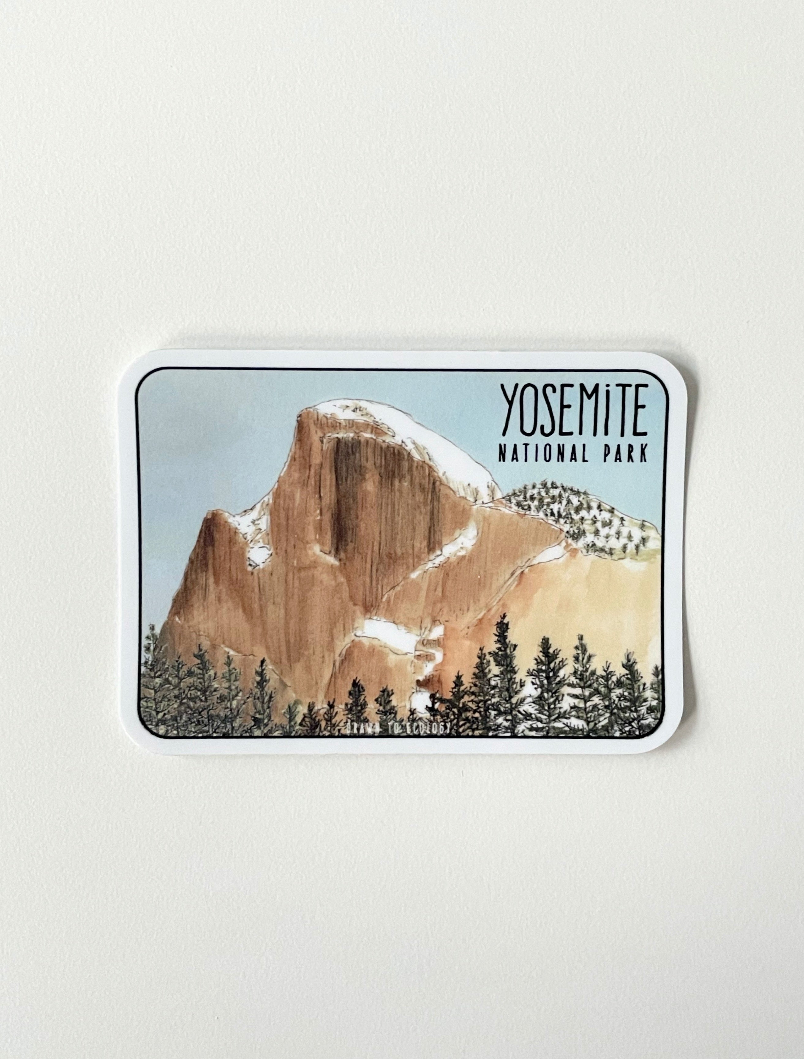 Yosemite Half Dome Sticker