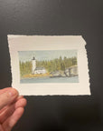 Isle Royale National Park Mini Watercolor Original