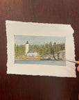 Isle Royale National Park Mini Watercolor Original